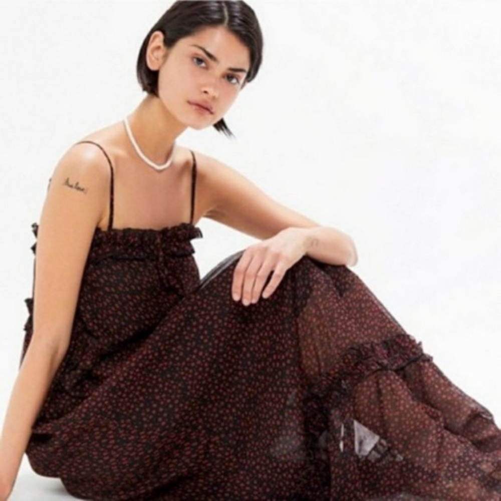 Urban Outfitters Ditsy Print Maxi Dress